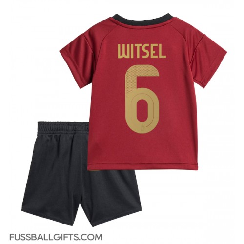 Belgien Axel Witsel #6 Fußballbekleidung Heimtrikot Kinder EM 2024 Kurzarm (+ kurze hosen)